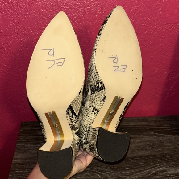 Sam Edelman Hilty snakeskin print ankle boot. Sz 6.5. - Picture 8 of 17